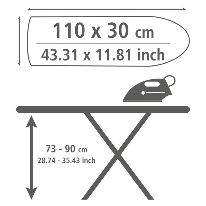 Bügeltisch Mod. Base 110 x 30 cm