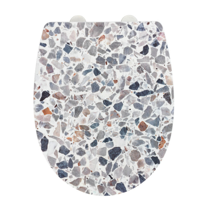 WC-Sitz Terrazzo High Gloss