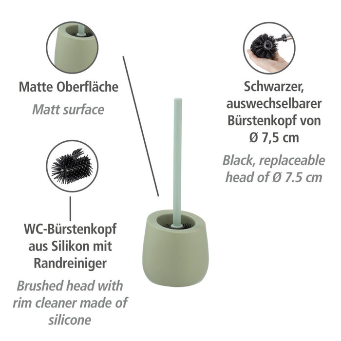 WC-Garnitur Mod. Badi Lindgrün Keramik