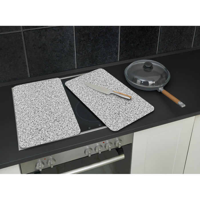 Herdabdeckplatte Universal Granit 2er Set