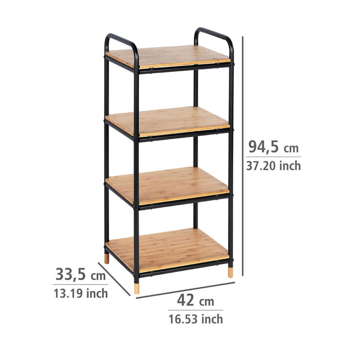 Regal Mod. Loft aus Bambus mit 4 Etagen