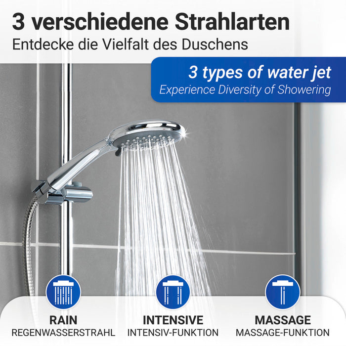 Duschkopf Watersaving Grau Ø 11 cm