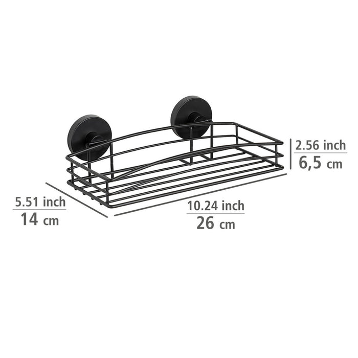 Vacuum-Loc® Wandablage Schwarz