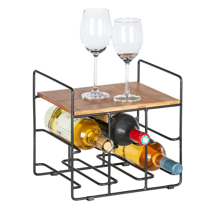 Weinregal Mod. Loft Bambus