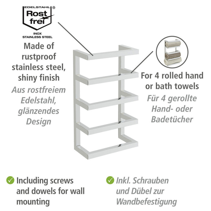 Edelstahl Handtuchregal Mod. Fondiro