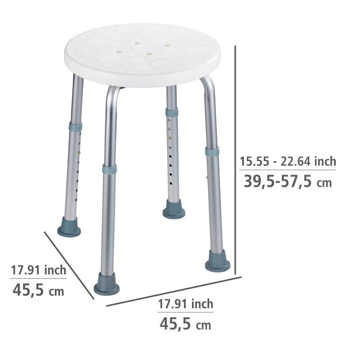 Duschhocker Secura höhenverstellbar