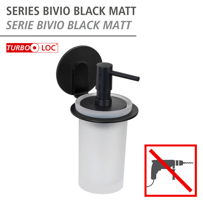 Turbo-Loc® Seifenspender Mod. Bivio Black matt