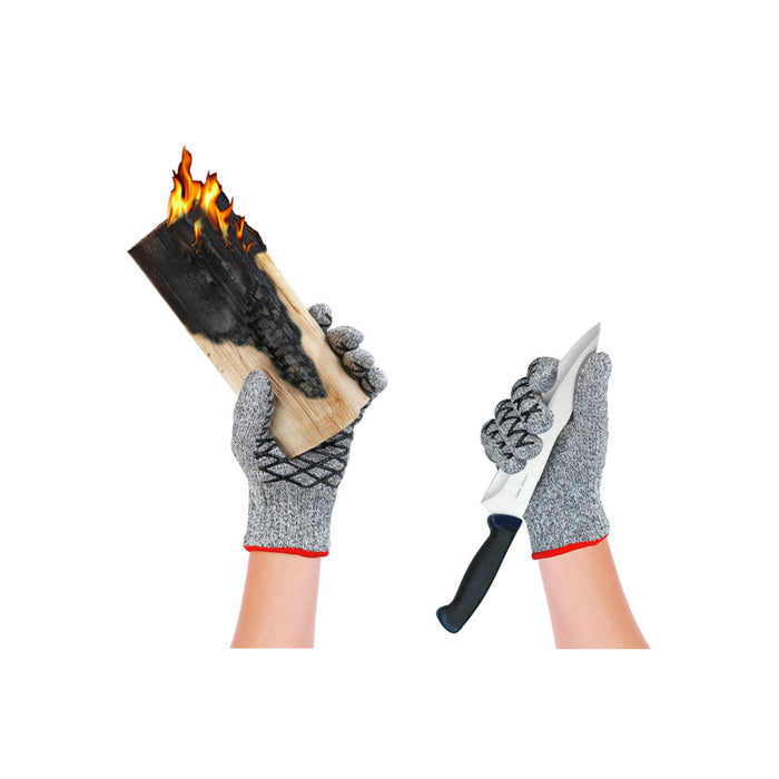 2in1 Hitze- & Schneidschutz Handschuh Damen 1 Paar