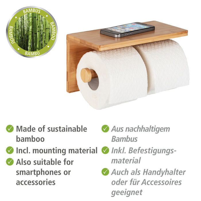 Toilettenpapierhalter Duo Mod. Bambusa