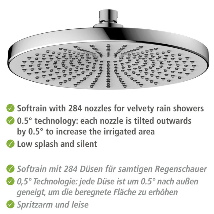 Regenduschkopf Ultimate Shower Chrom/Weiß