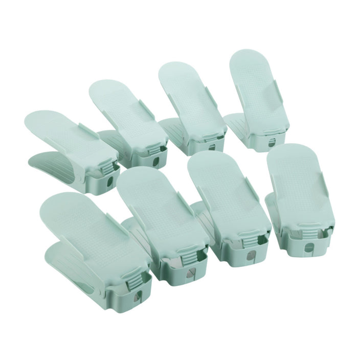 Schuhstapler höhenverstellbar Pastellgrün 8er Set