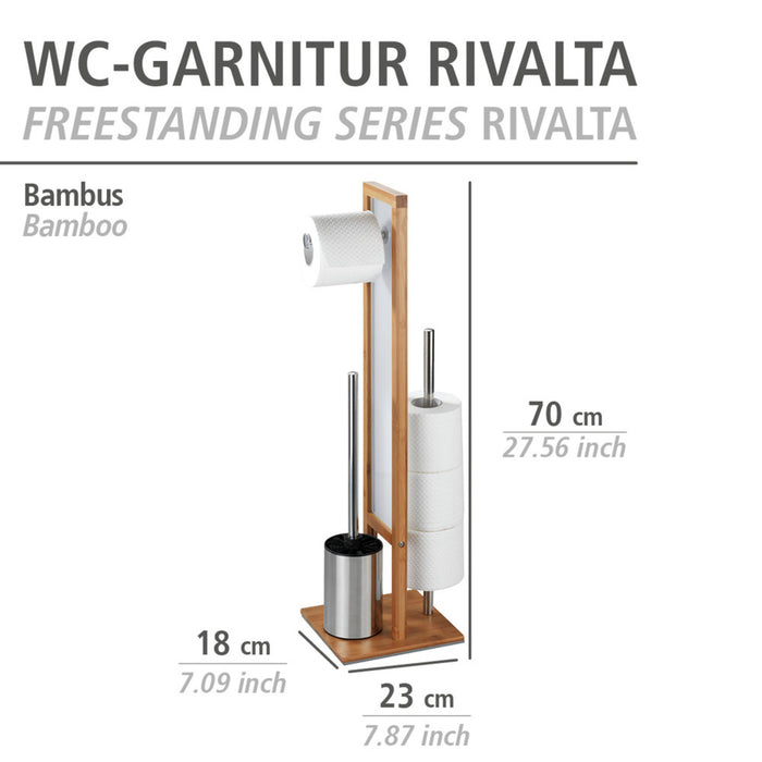 Stand WC-Garnitur Mod. Rivalta Bambus