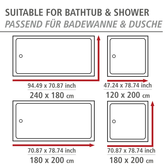 Duschvorhang Ladyline