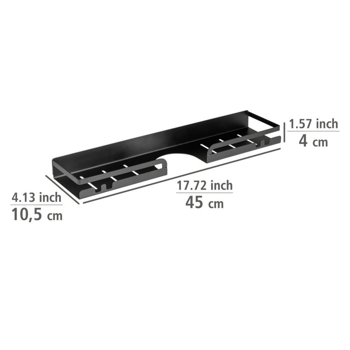 Turbo-Loc® Duschstangencaddy Altarella L, Schwarz