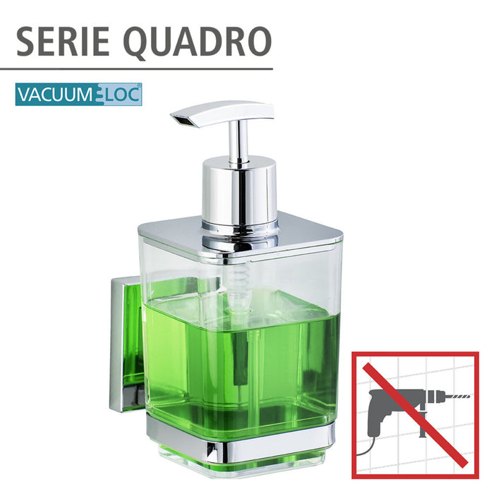 Vacuum-Loc® Seifenspender Quadro Edelstahl