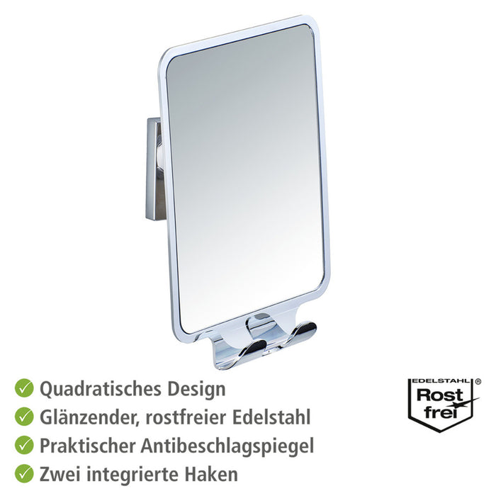 Vacuum-Loc® Antibeschlagspiegel Quadro