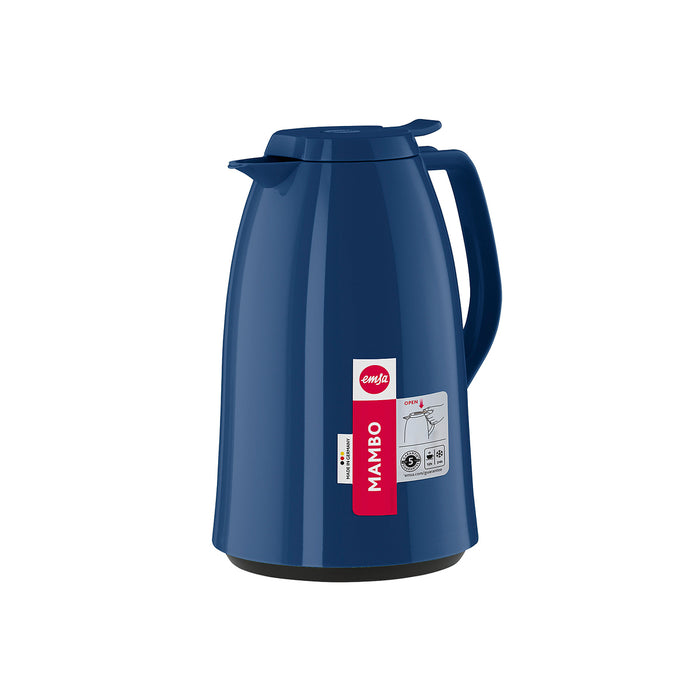 Isolierkanne Mambo Quick Tip 1,5l hochglanzblau