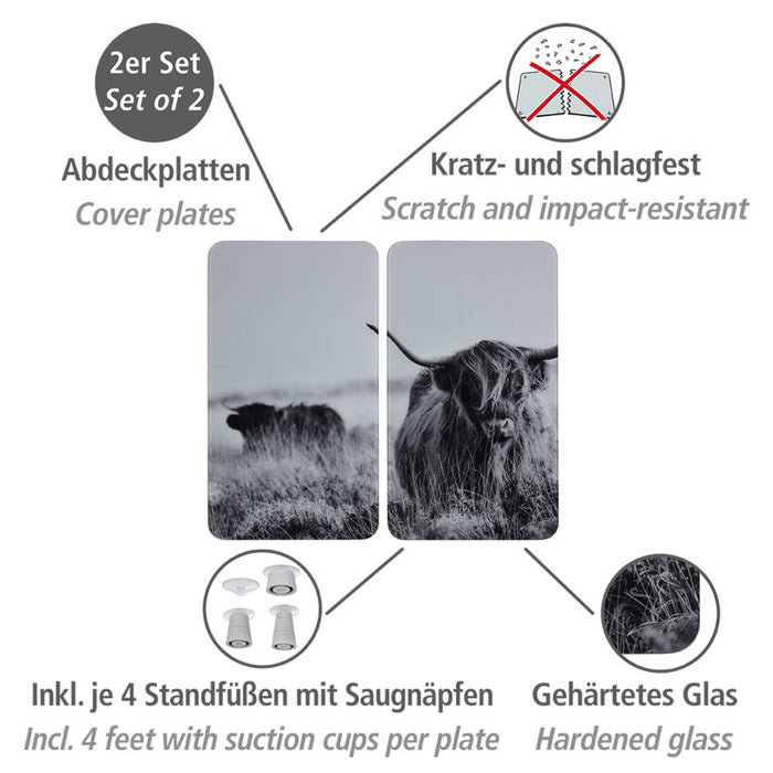 Herdabdeckplatte Universal Highland Mod. Cattle 2er Set