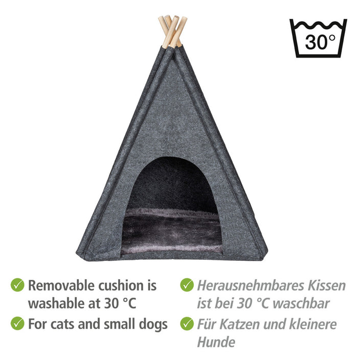 Filz-Tierbett Mod. Tipi Anthrazit