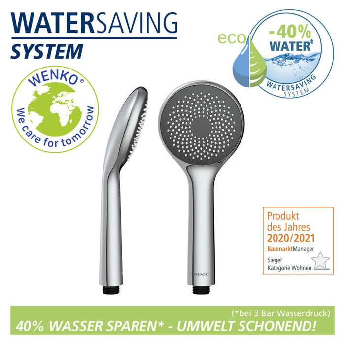 Duschkopf Watersaving Ø 9,6 cm