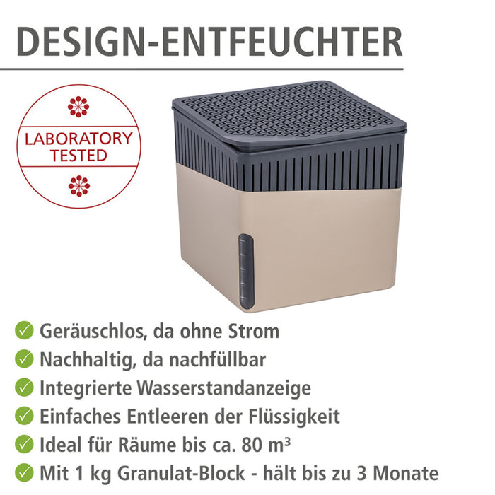 Raumentfeuchter Mod. Cube Beige 1000 g