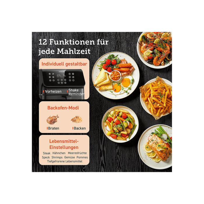 Heißluftfritteuse Premium II Chef Edition CAF-P651-KEUR 6,2l