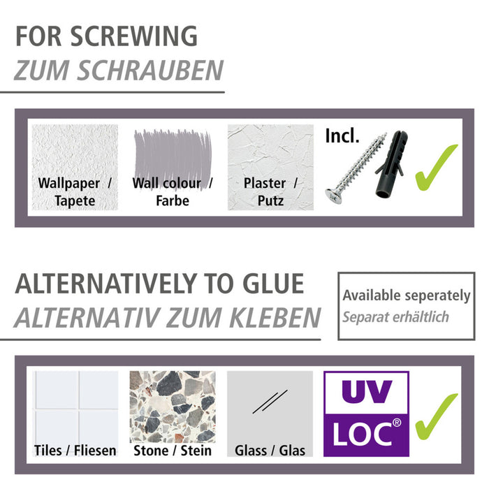 Edelstahl Eckregal Mod. Trestina 2 Etagen Schwarz