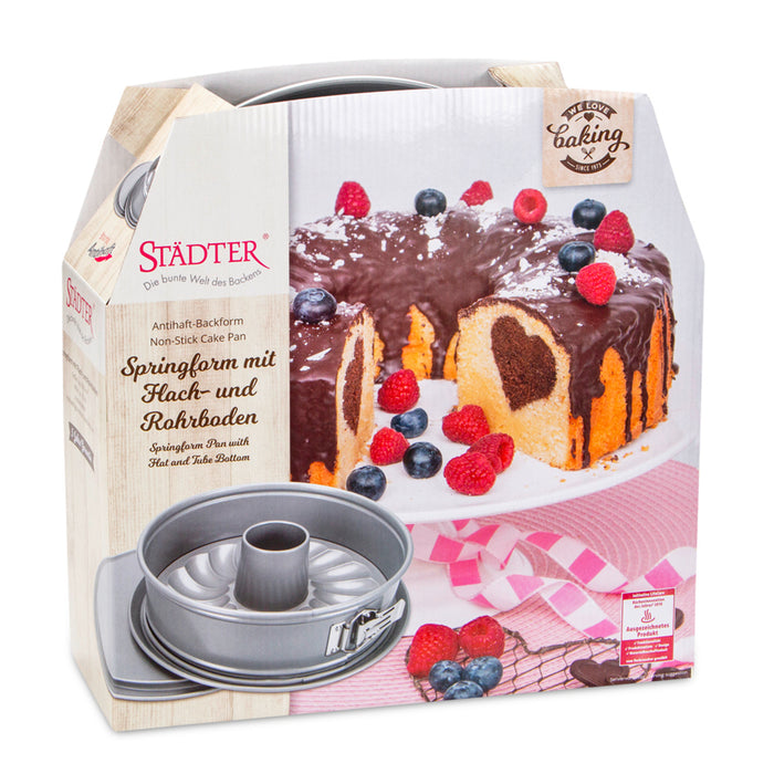 Springform we love baking Ø26cm H7cm mit Flach-u. Rohrbod PFAS frei