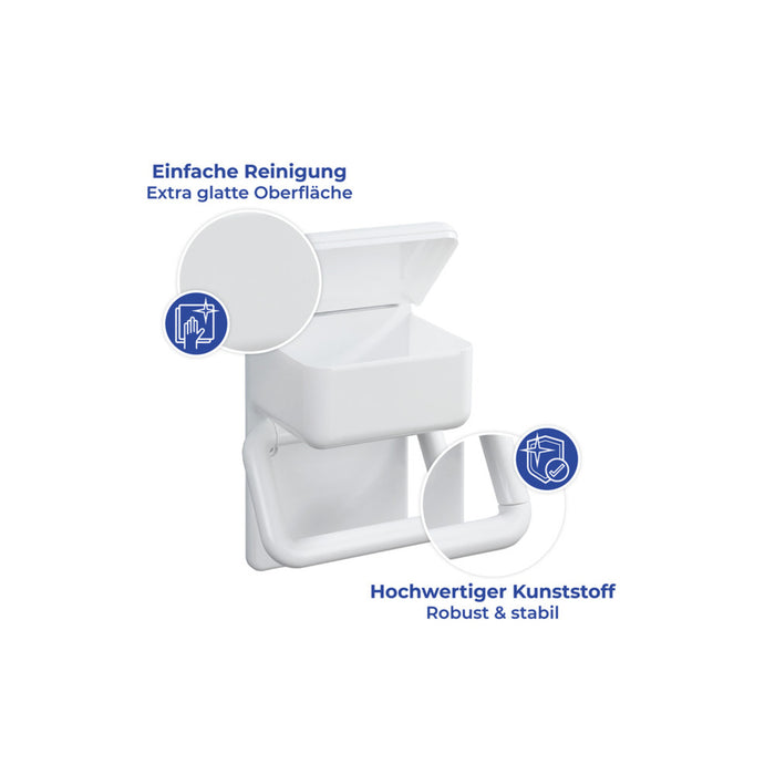 Toilettenpapierhalter 2 in 1