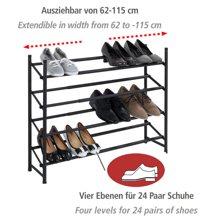 Anti-Rutsch-Schuhregal Hero ausziehbar