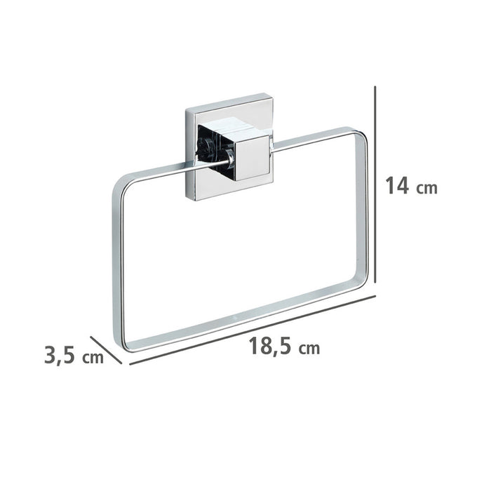 Vacuum-Loc® Handtuchring Quadro Edelstahl