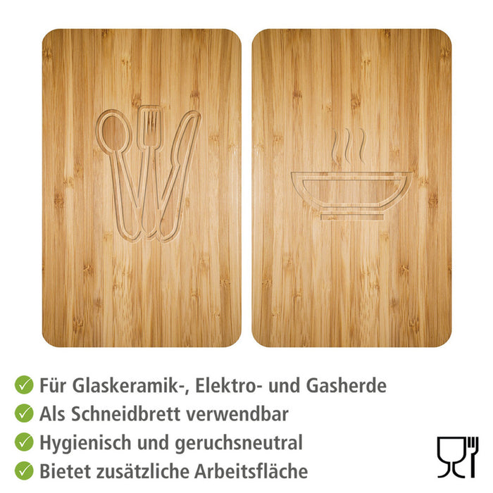 Herdabdeckplatte Universal Lunch 2er Set