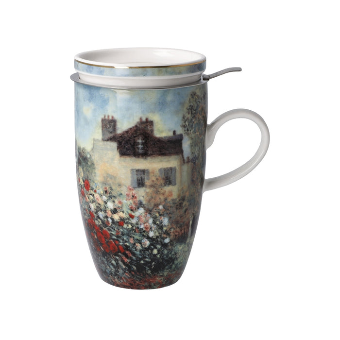 Teetasse mit Deckel und Sieb Monet  Das Künstlerhaus