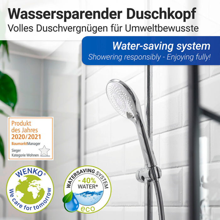 Duschkopf Watersaving Chrom Ø 11 cm