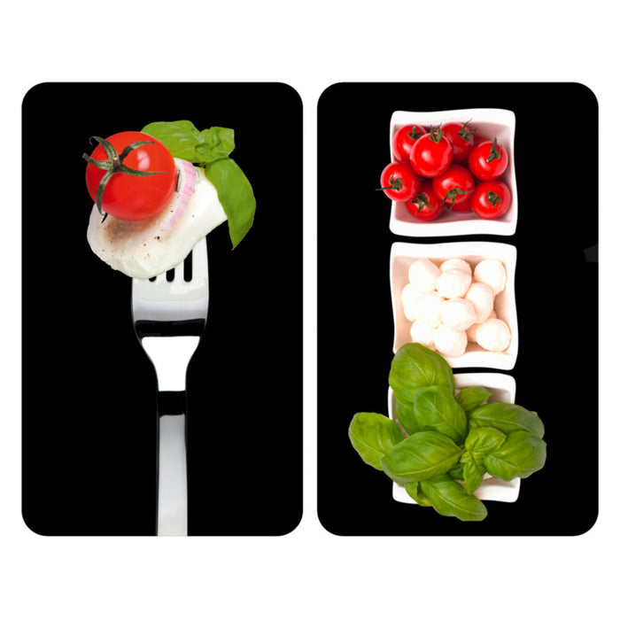 Herdabdeckplatte Universal Caprese 2er Set