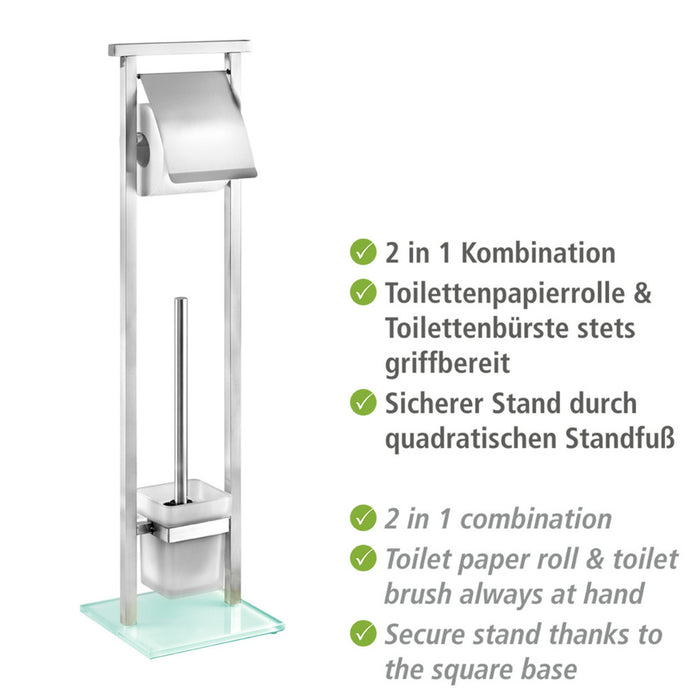 Stand WC-Garnitur Mod. Debar Edelstahl