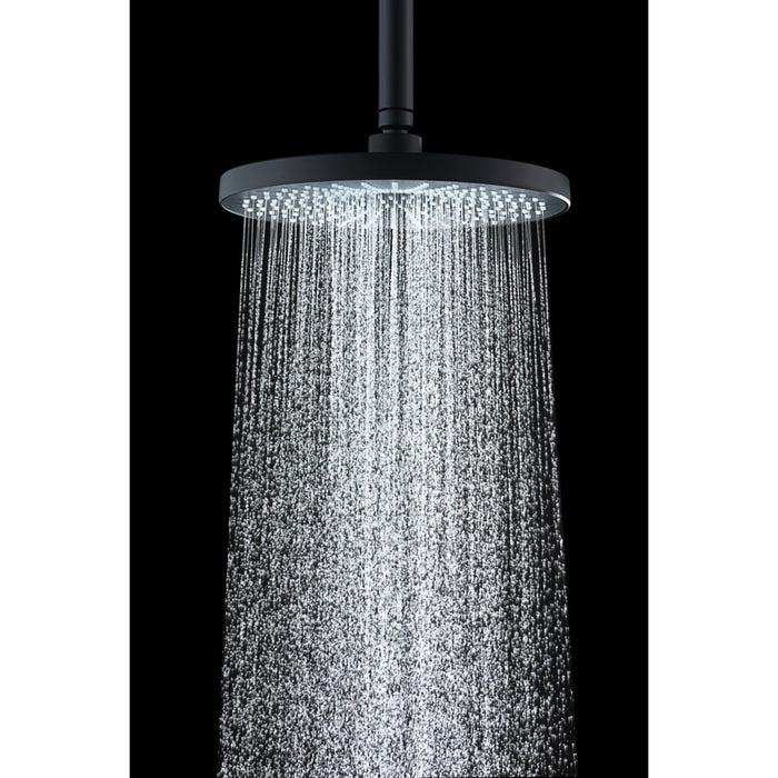 Regenduschkopf Ultimate Shower Schwarz/Grau