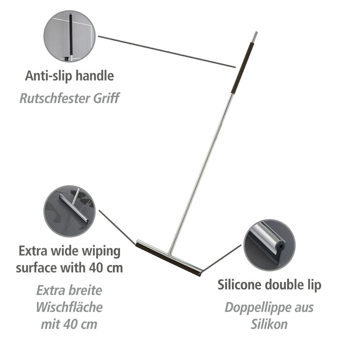 Edelstahl Boden-und Fensterwischer Mod. Rosole