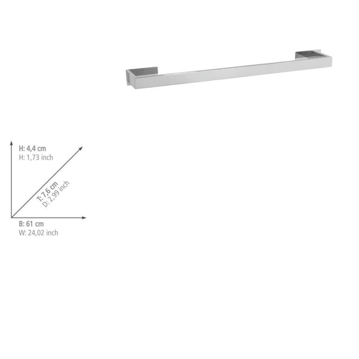 Turbo-Loc® Badetuchstange Uno Genova Shine 60 cm