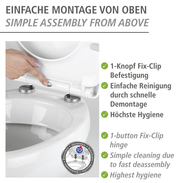 WC-Sitz Mod. Sereno mit Relief