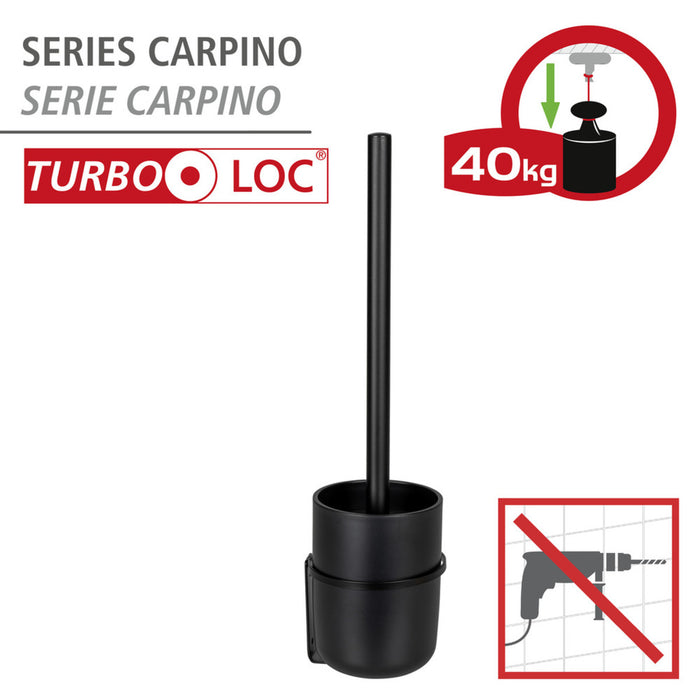 Turbo-Loc® WC-Garnitur Carpino Schwarz