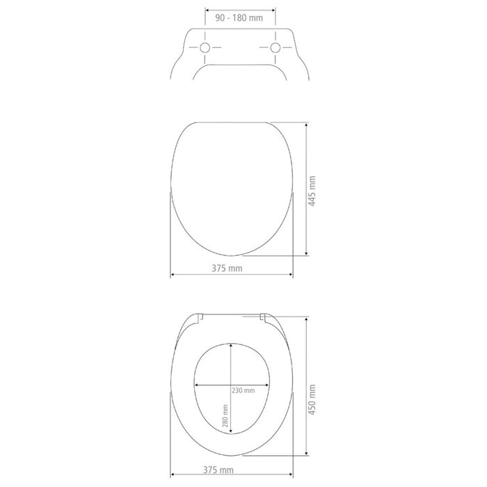 Premium WC-Sitz Ottana Beige