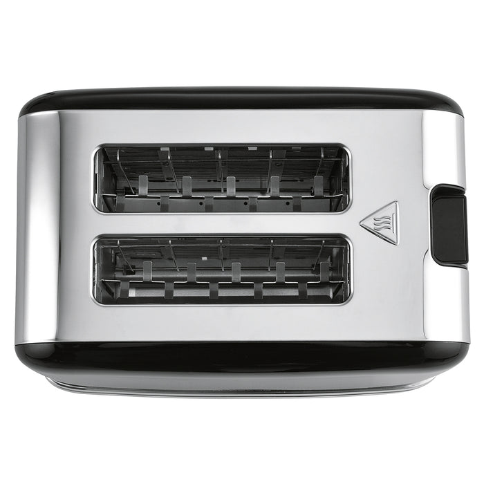 2-Scheiben Toaster Edelstahl/schwarz metallic