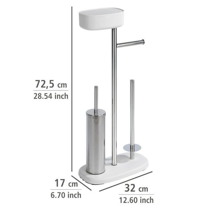 Stand WC-Garnitur mit Box Mod. Rivazza Weiß