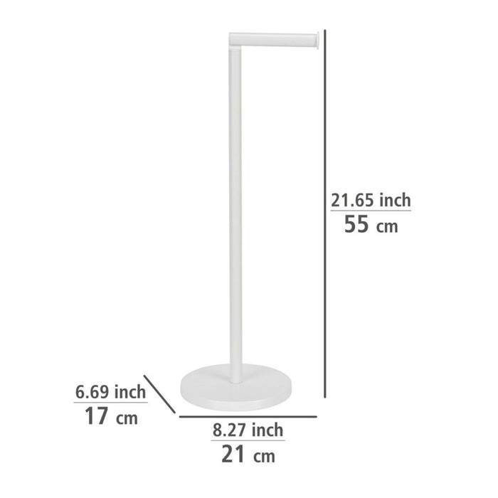 2in1 Stand Toilettenpapierhalter, Weiß