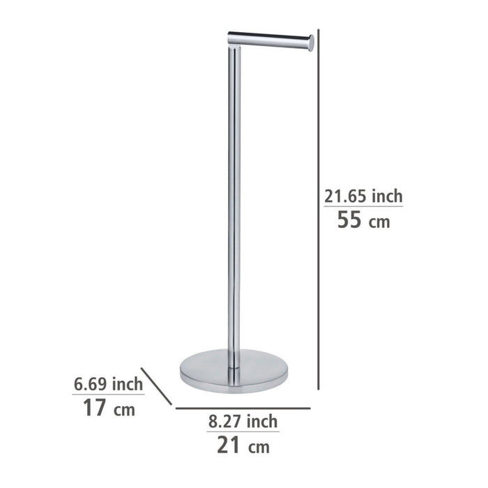 2in1 Stand Toilettenpapierhalter, Edelstahl