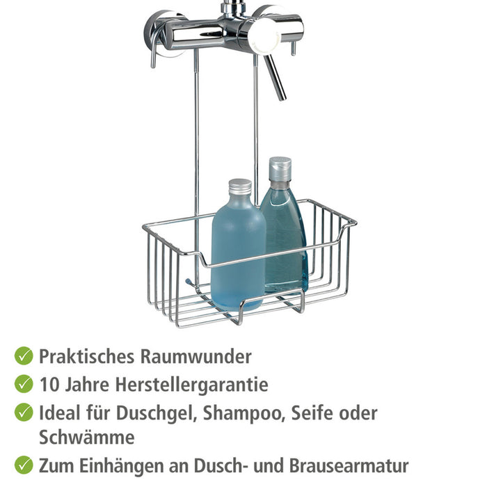 Thermostat-Dusch-Caddy Mod. Milo Edelstahl