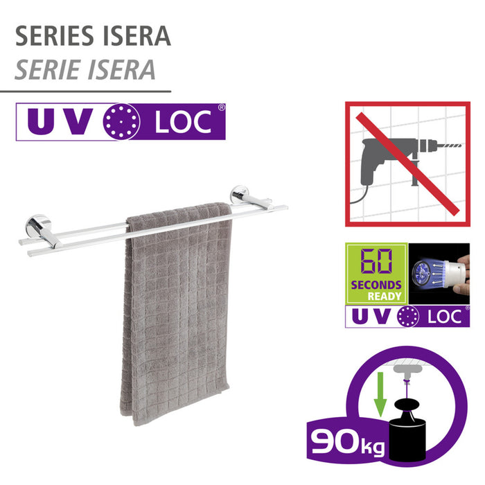 UV-Loc® Badetuchstange Duo Isera 60 cm