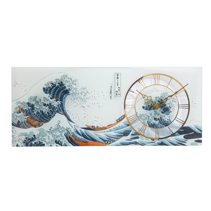 Wanduhr Katsushika Hokusai - Die Welle