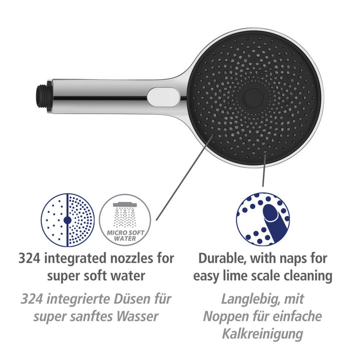 Brauseset Softwater Chrom